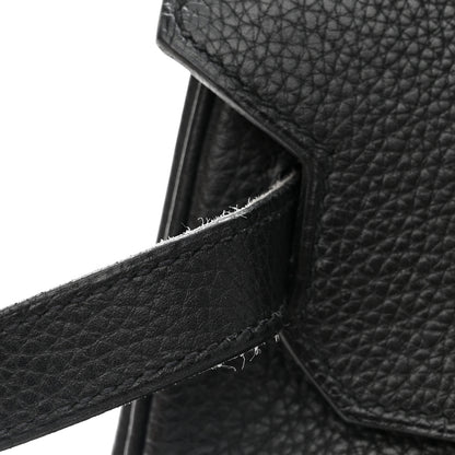 Hermes Taurillon Clemence Birkin 30 Black 11 of 16
