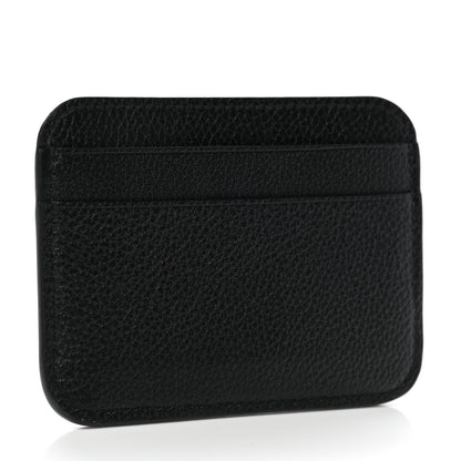 Balenciaga Grained Calfskin BB Card Holder Black 3 of 9
