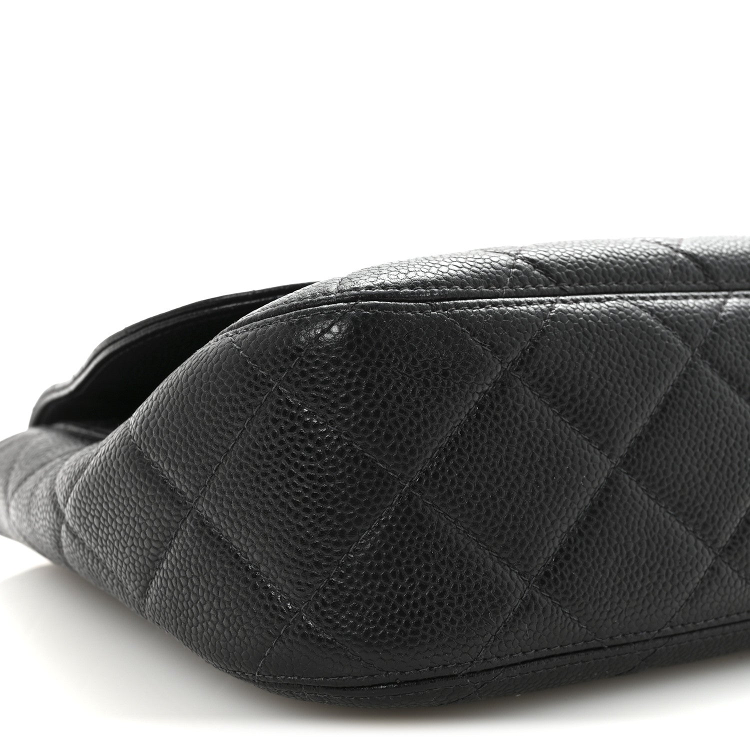 Chanel Caviar Quilted Jumbo Single Flap Black 10 of 11