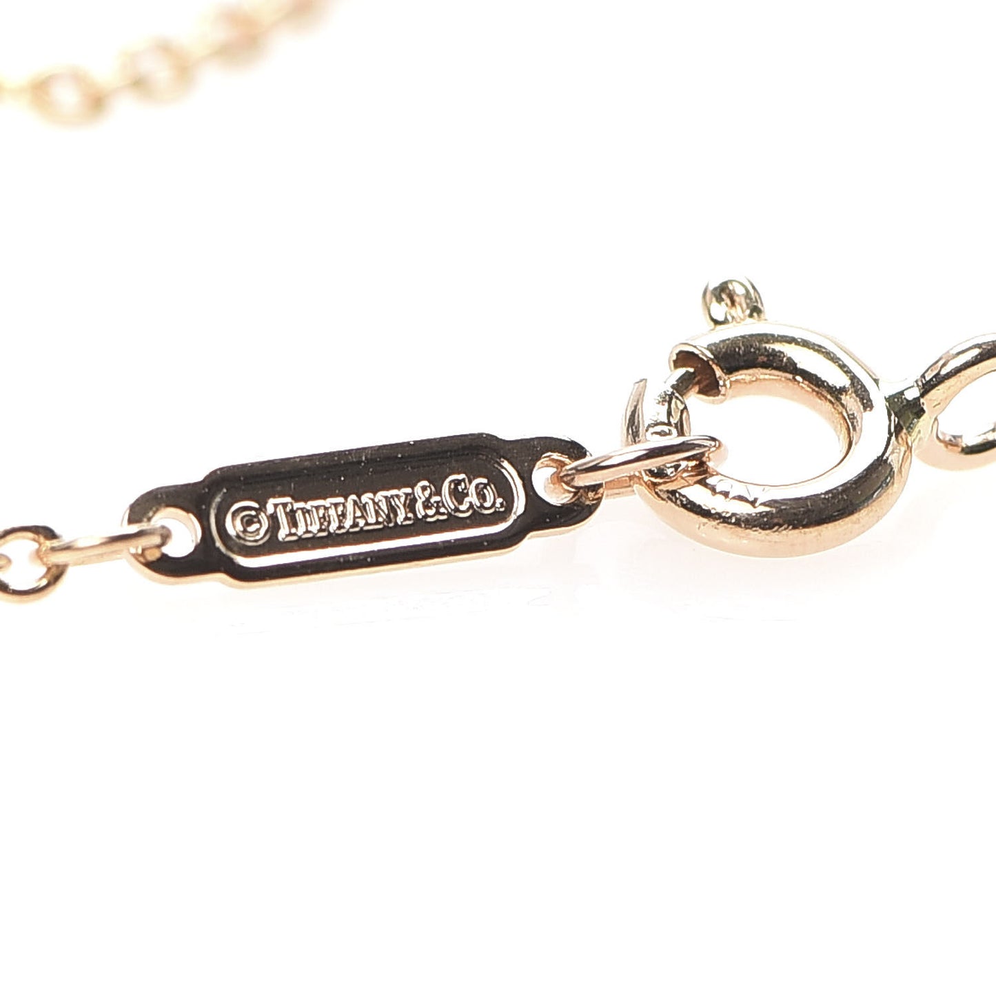 18K Rose Gold T Double Chain Bracelet
