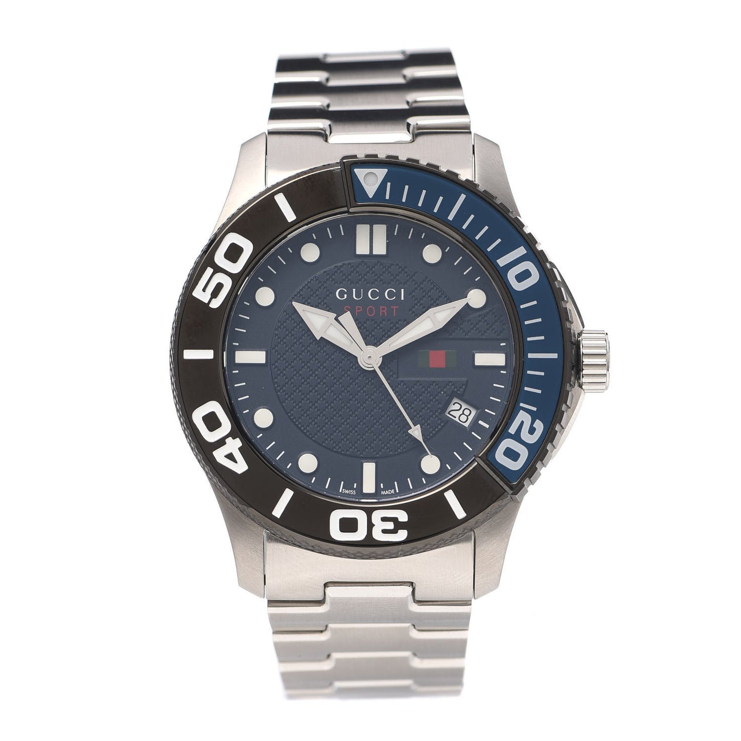 Stainless Steel 44mm G-Timeless Sport Quartz Watch Blue
