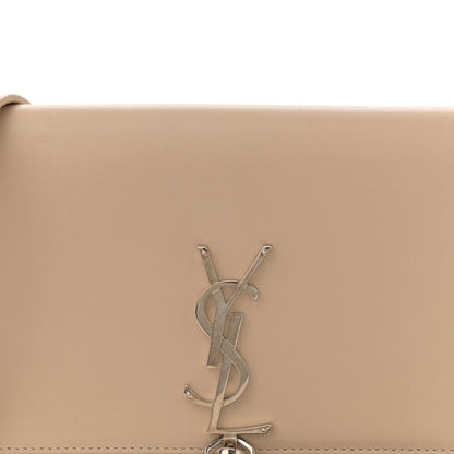 Saint Laurent Smooth Calfskin Classic Monogram Kate Tassel Chain Wallet Dark Beige 8 of 17