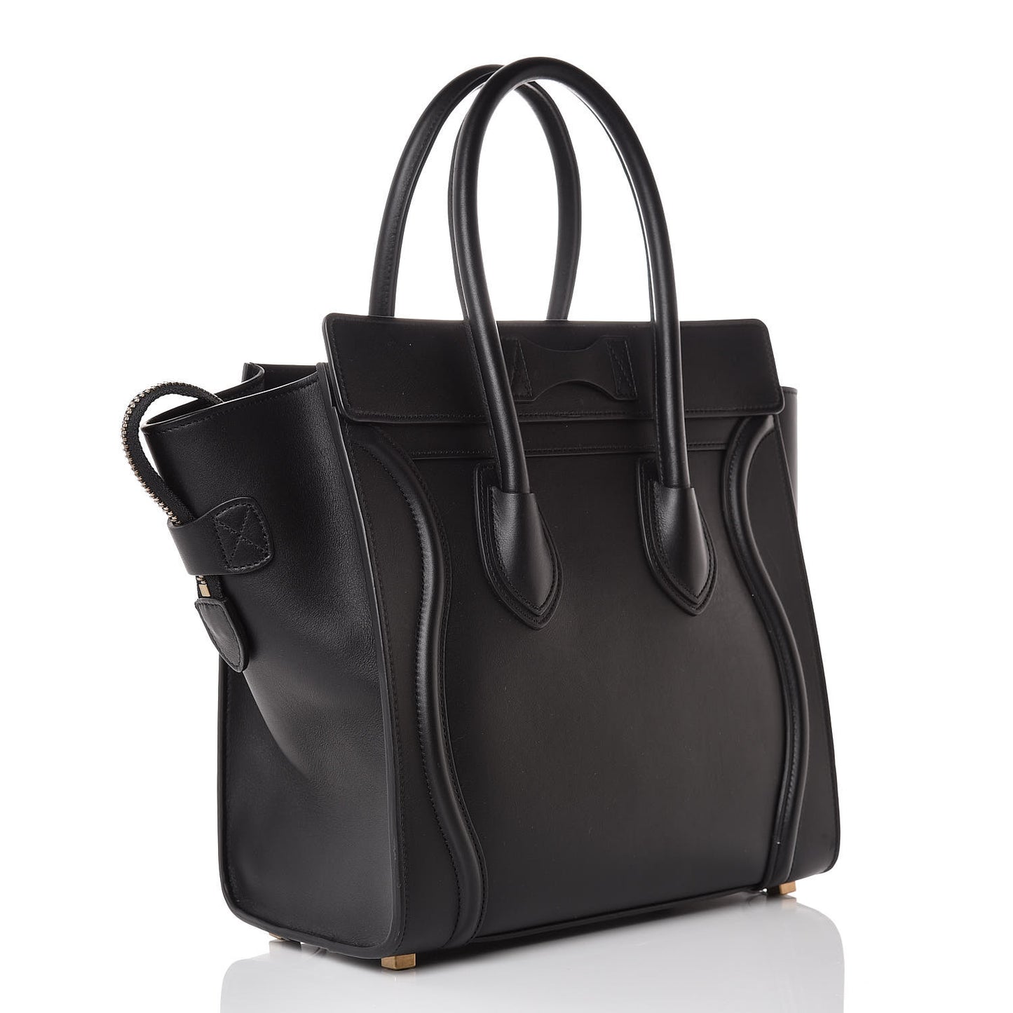 Smooth Calfskin Micro Luggage Black