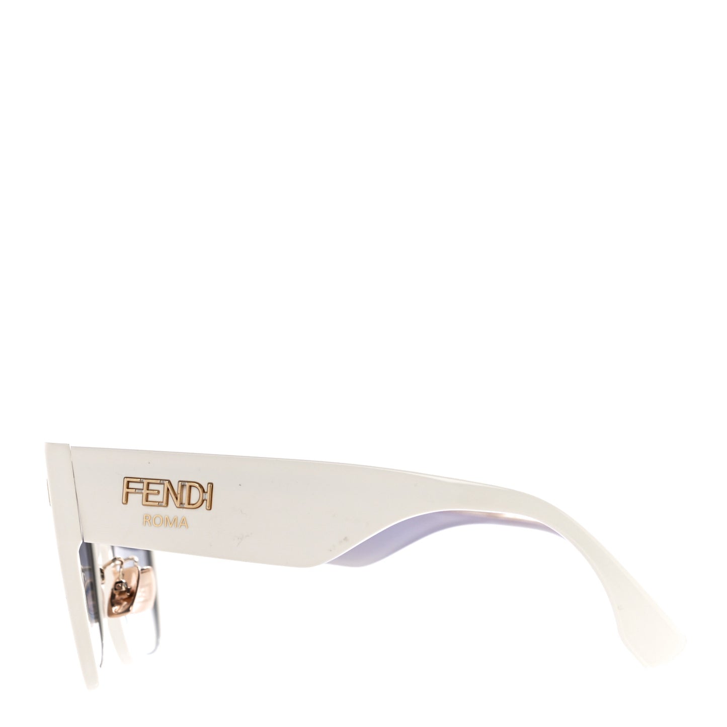 Acetate FF Sunglasses FF 0434/G/S White Gold