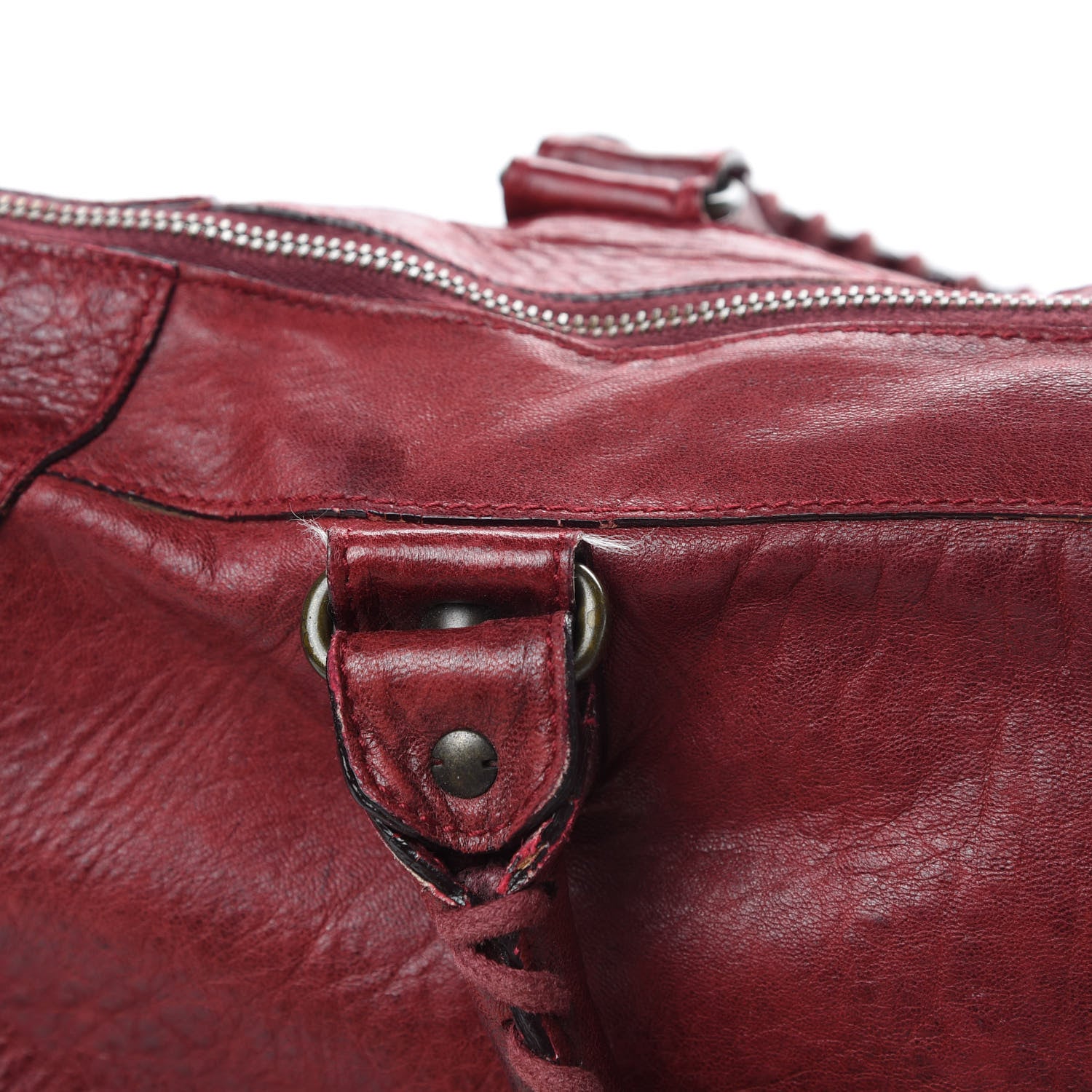 Balenciaga Agneau Classic Hardware Work Grenat 21 of 22