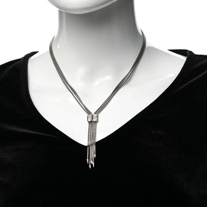 David Yurman Sterling Silver Diamond Pave Confetti Drop Necklace 2 of 4