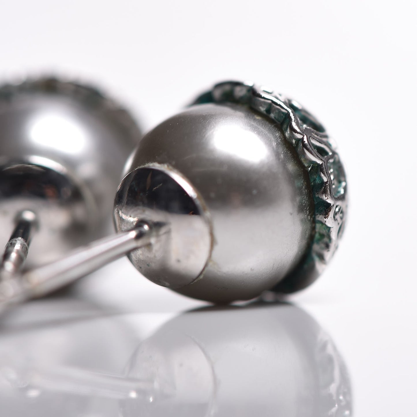 Mise En Dior Tribal Earrings Grey