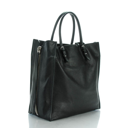 Balenciaga Calfskin Papier A5 Zip Around Tote Black 4 of 8