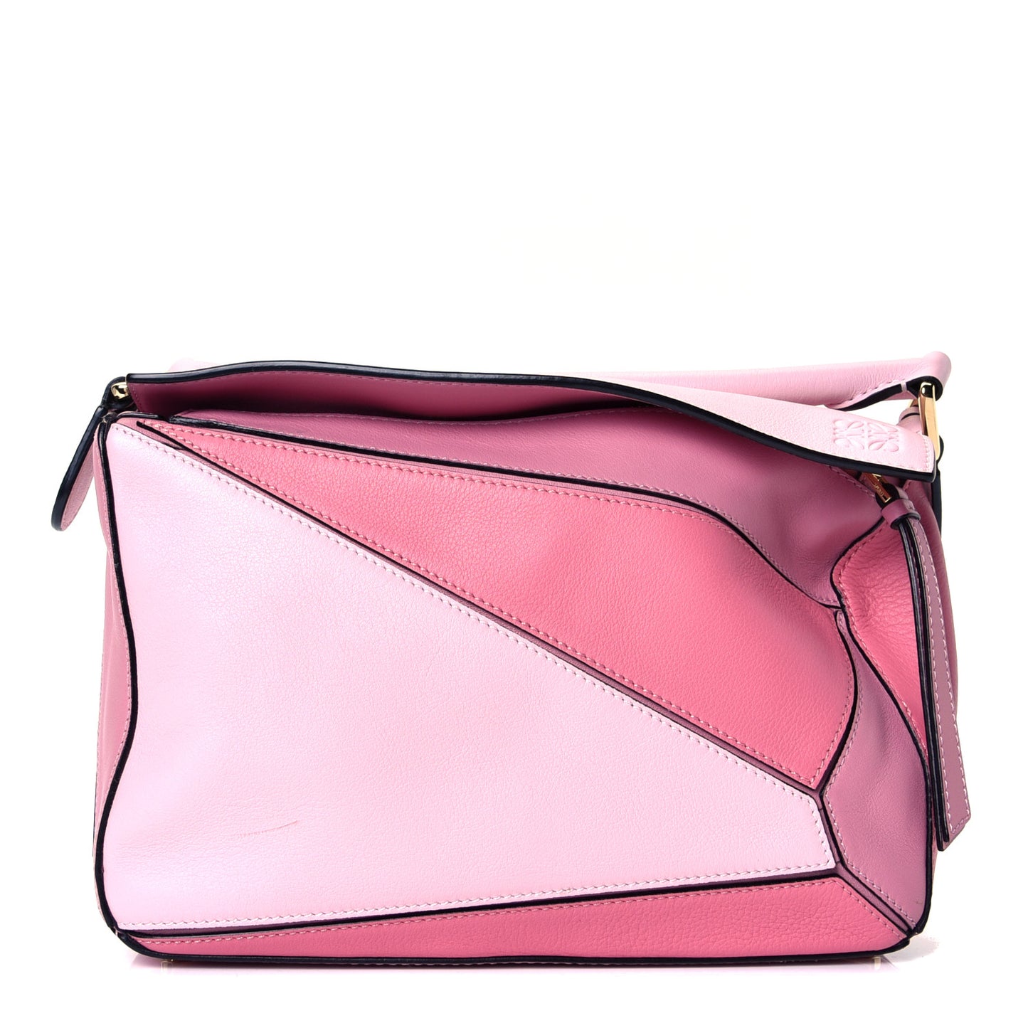 Calfskin Small Puzzle Bag Rosa