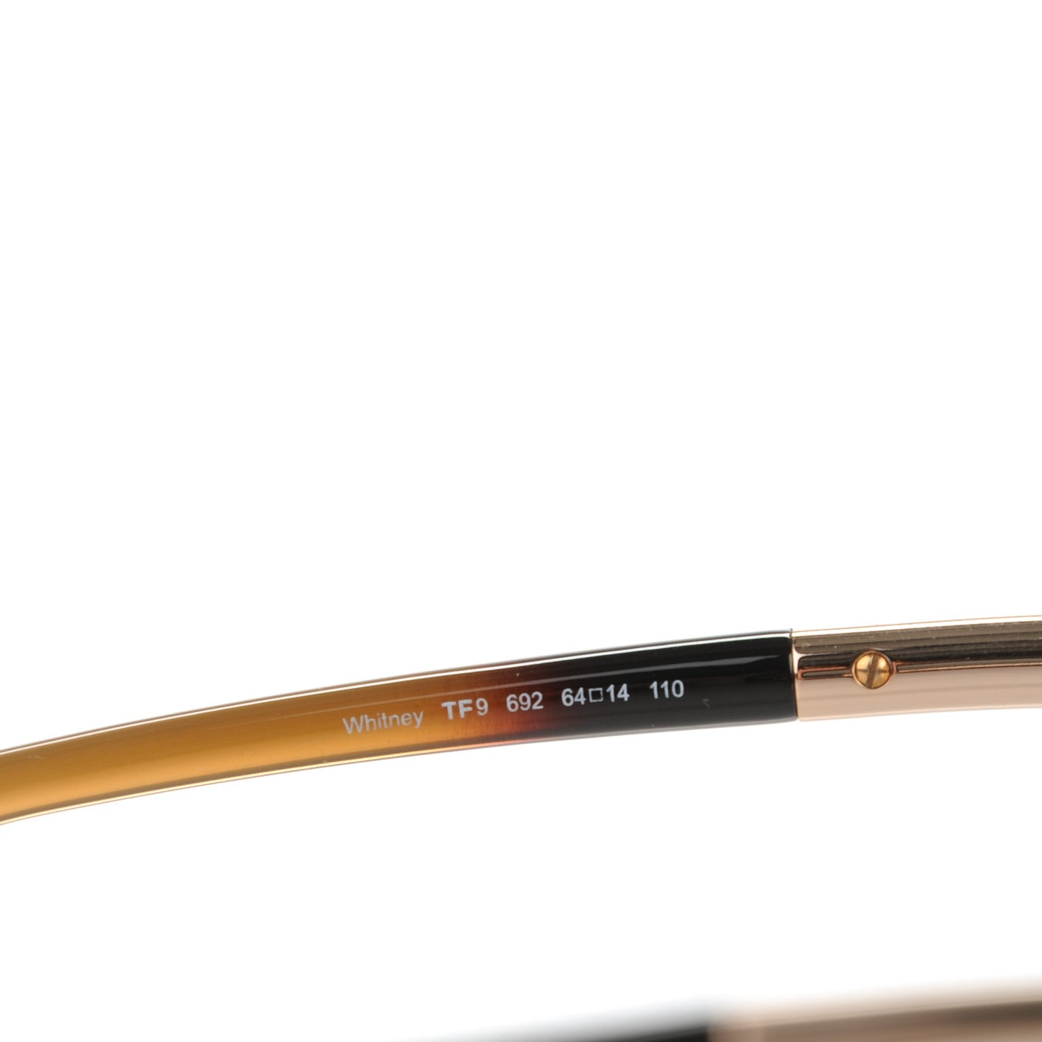 Tom Ford Acetate Whitney Crossover Sunglasses TF9 Dark Brown 4 of 4