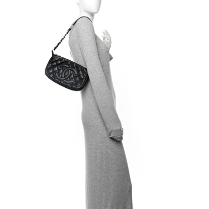 Chanel Caviar Quilted Timeless CC Shoulder Bag Black 2 of 11
