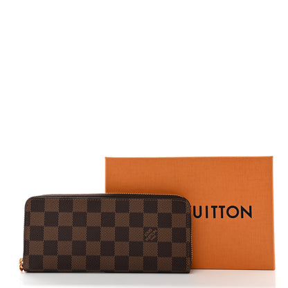 Louis Vuitton Damier Ebene Clemence Wallet Cherry 7 of 7