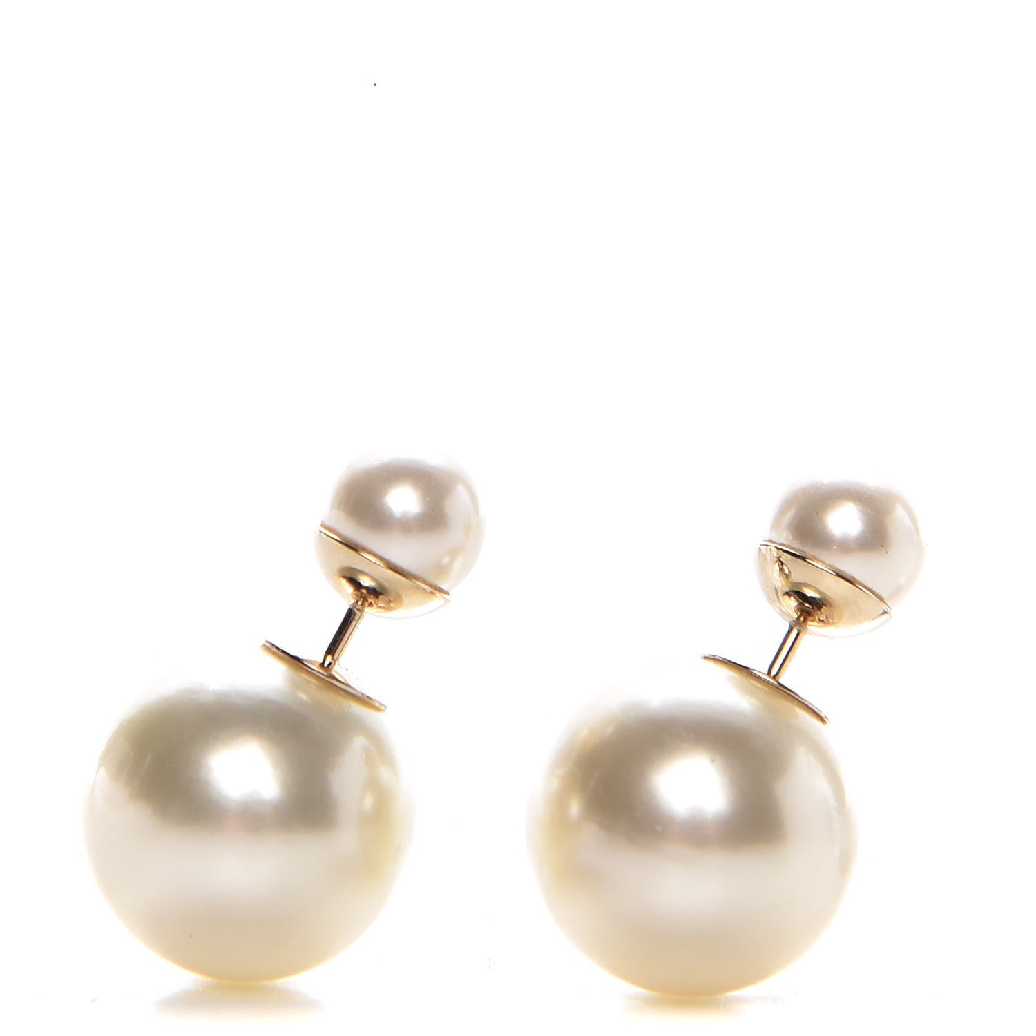 Christian Dior Pearl Mise En Dior Tribal Earrings 1 of 5