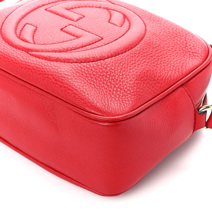 Gucci Pebbled Calfskin Small Soho Disco Bag Tabasco Red 11 of 11