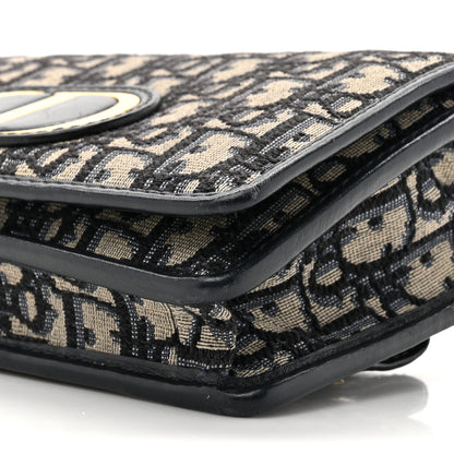 Christian Dior Oblique 30 Montaigne 2-In-1 Pouch Blue 9 of 16