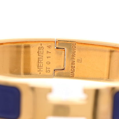 Hermes Enamel Narrow Clic Clac H Bracelet PM Iris 4 of 6