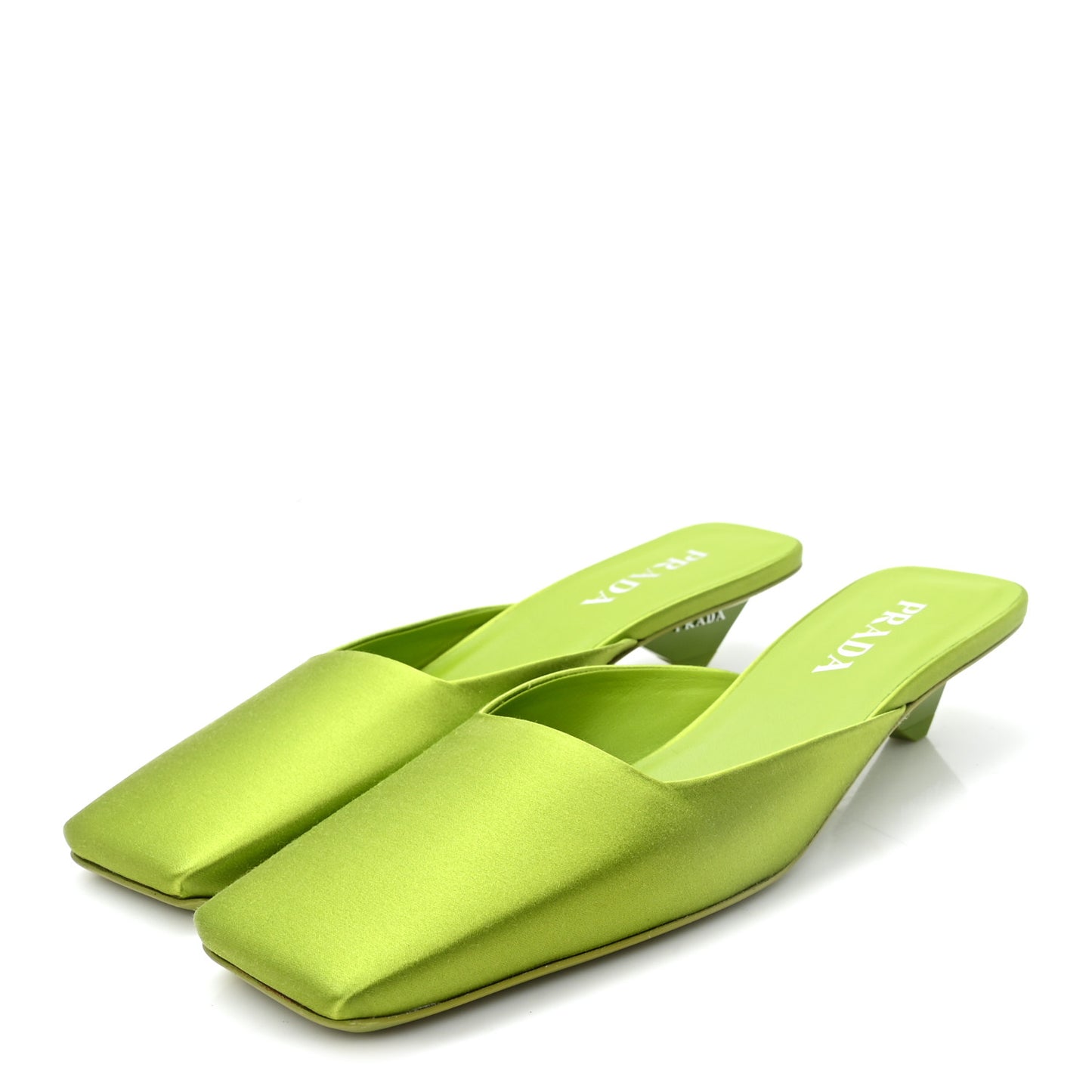 Satin Modellerie Mules 38.5 Felce