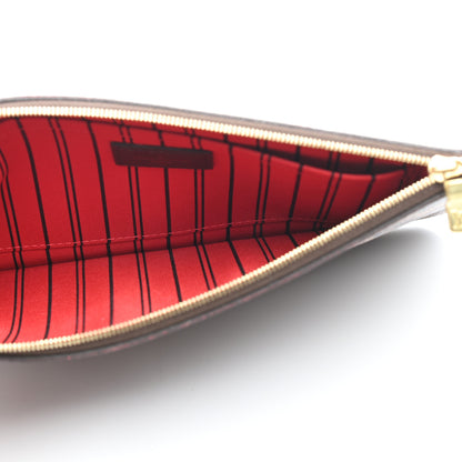 Louis Vuitton Damier Ebene Neverfull MM GM Pochette 5 of 9