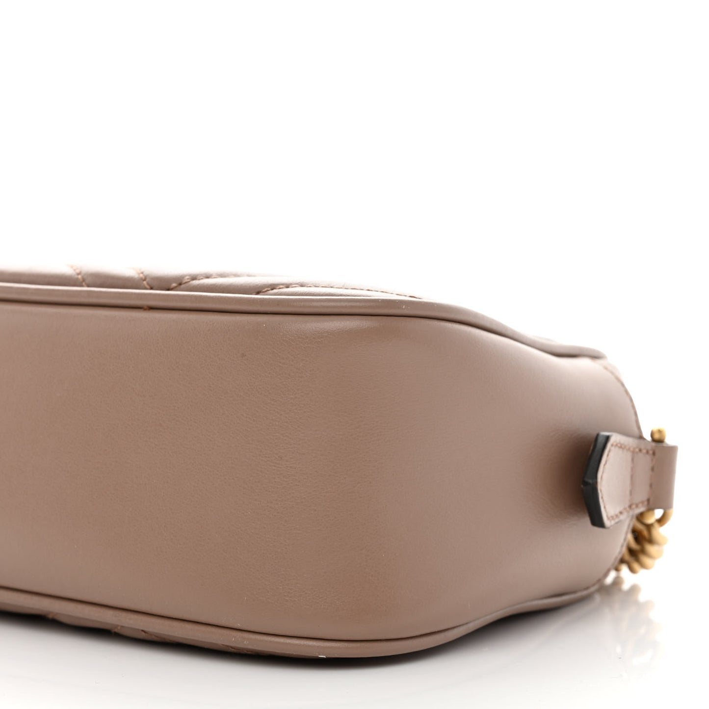 Calfskin Matelasse Small GG Marmont Chain Shoulder Bag Porcelain Rose