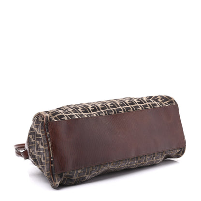Fendi Velvet Zucca Vitello Large Bag De Jour Fango 3 of 9