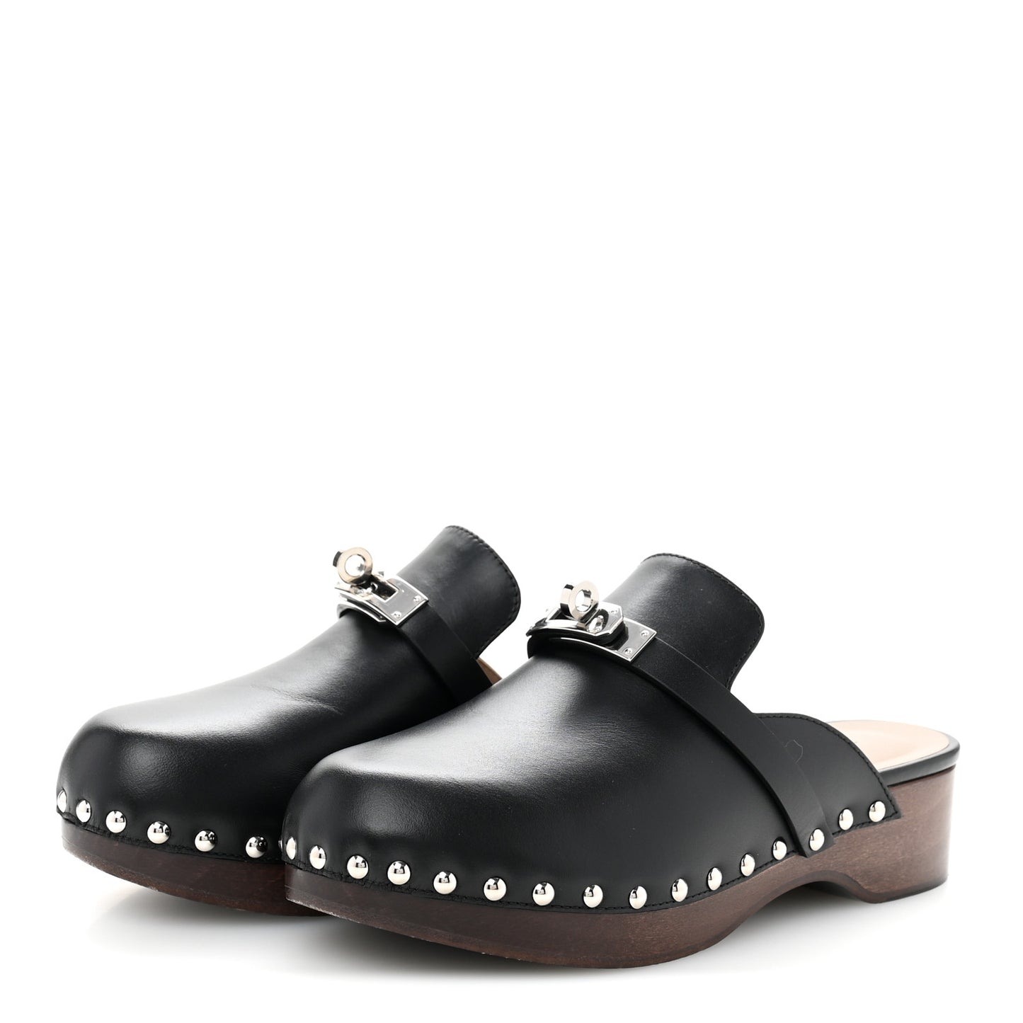Calfskin Carlotta Mules 35 Black
