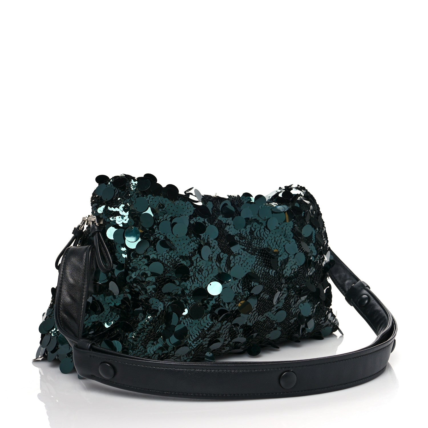 Prada Paillettes Vitello Signaux Bag Bottiglia 3 of 9