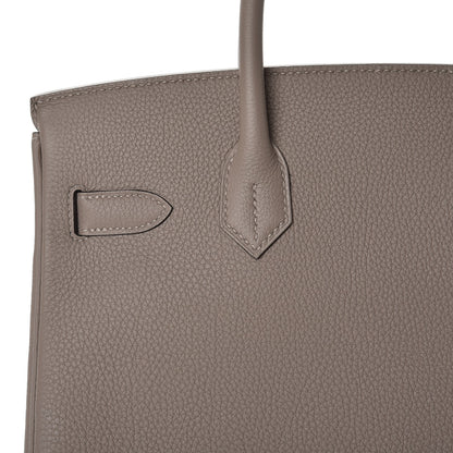 Hermes Togo Birkin 30 Gris Asphalte 10 of 33