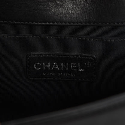 Chanel Calfskin Quilted Medium Boy Flap Black 6 of 7