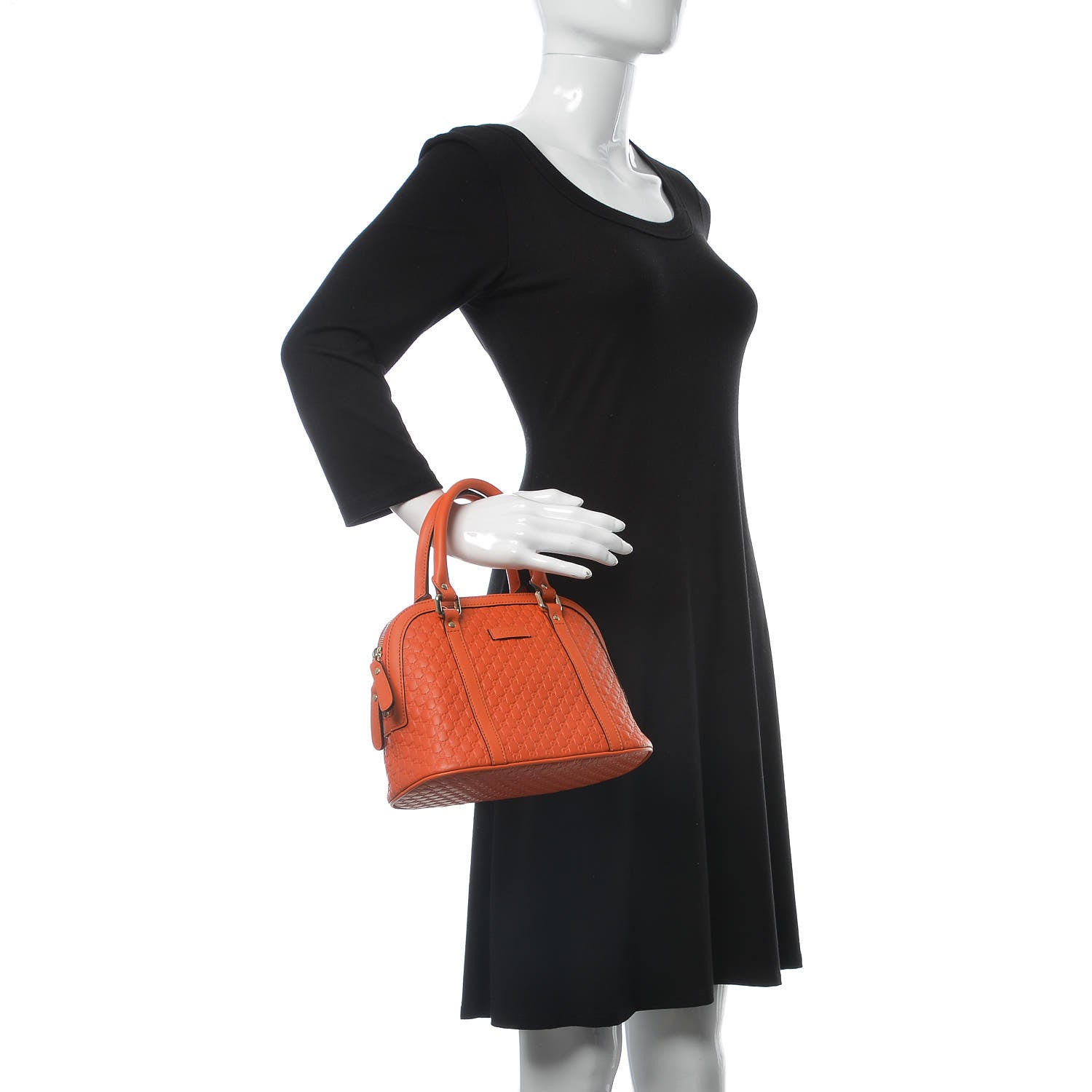Gucci Microguccissima Mini Dome Bag Sun Orange 2 of 8