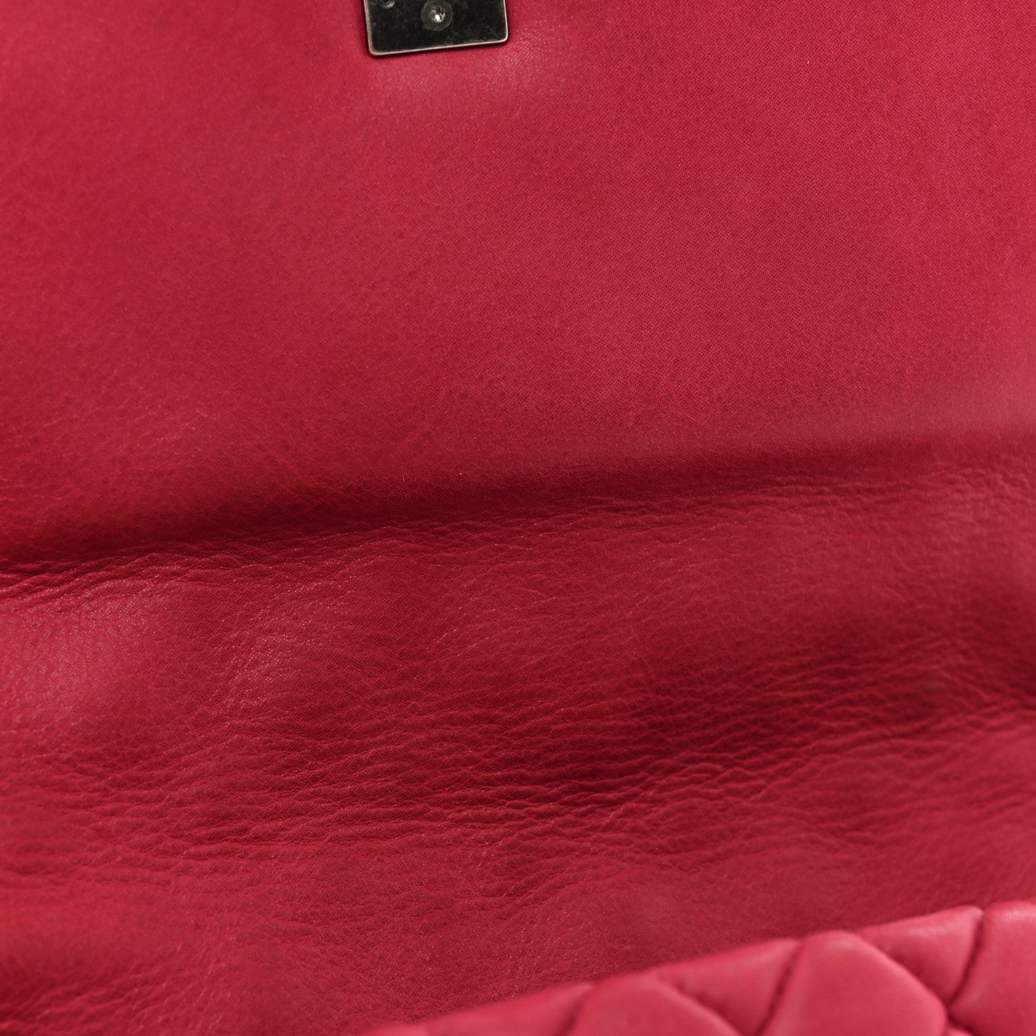 Chanel Iridescent Calfskin Small New Bubble Quilt Flap Fuchsia 11 of 16