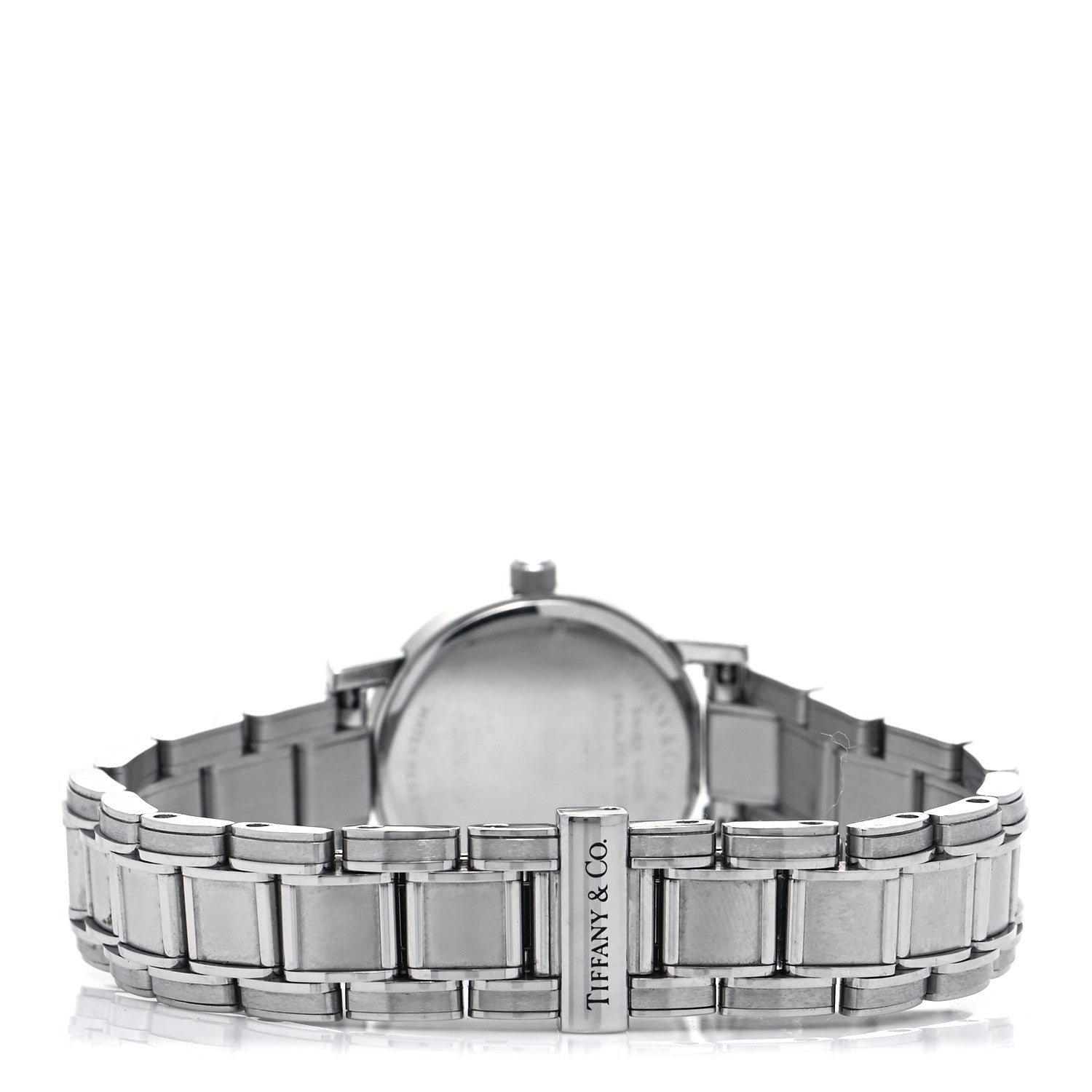 Tiffany Stainless Steel 25mm Atlas Quartz Watch Black 3 of 4