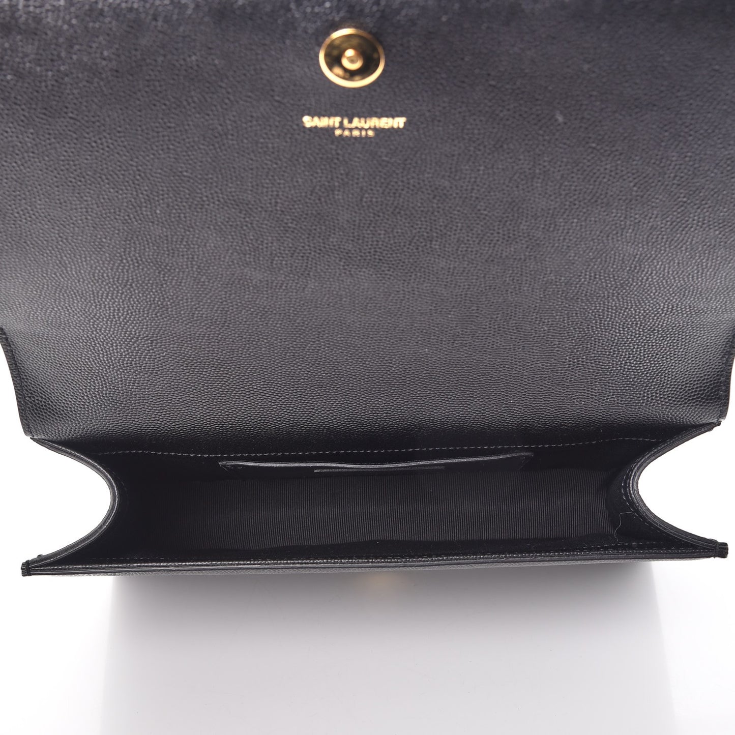 Grain De Poudre Classic Monogram Kate Clutch Black