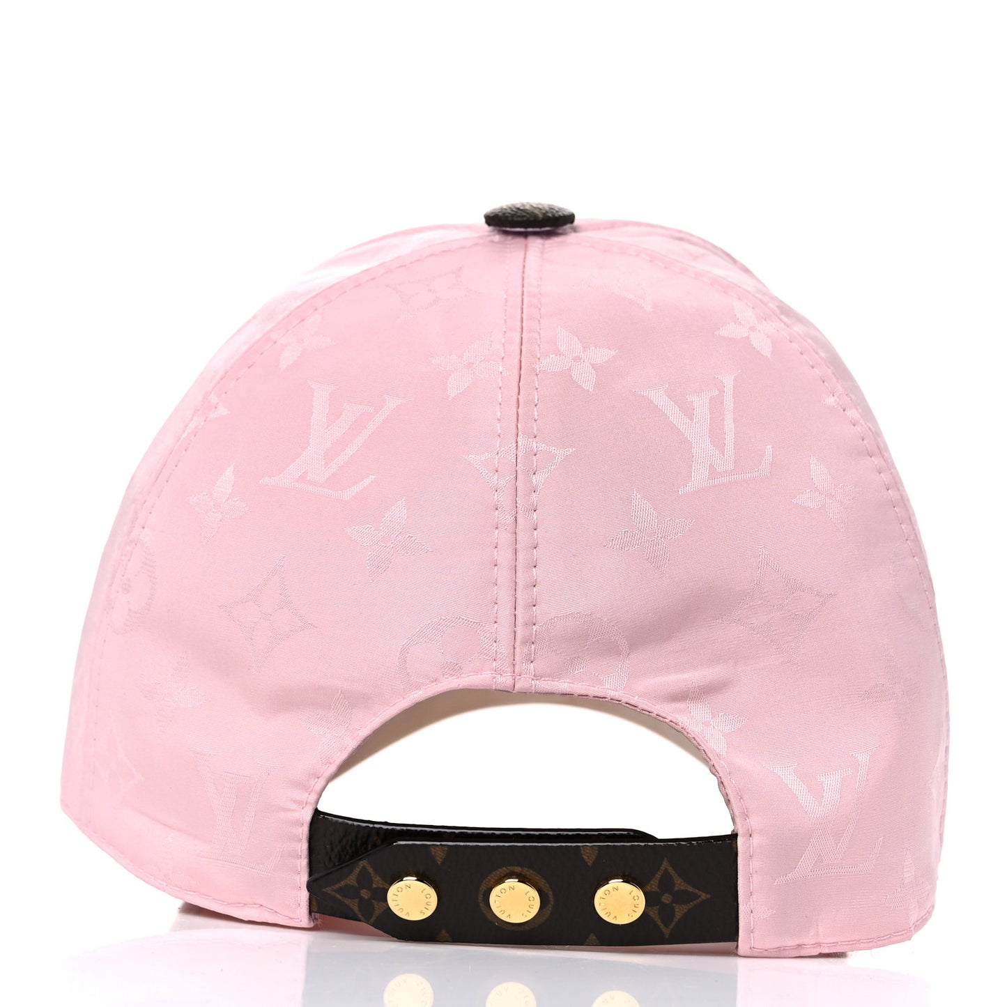 Polyester Silk Monogram LV Get Ready Cap M Pink