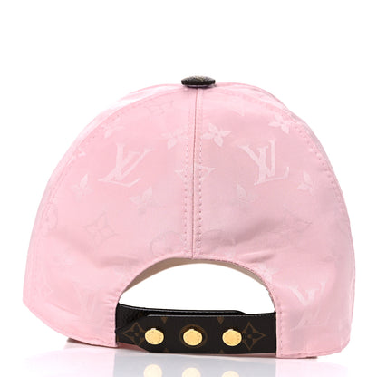 Louis Vuitton Polyester Silk Monogram LV Get Ready Cap M Pink 3 of 9