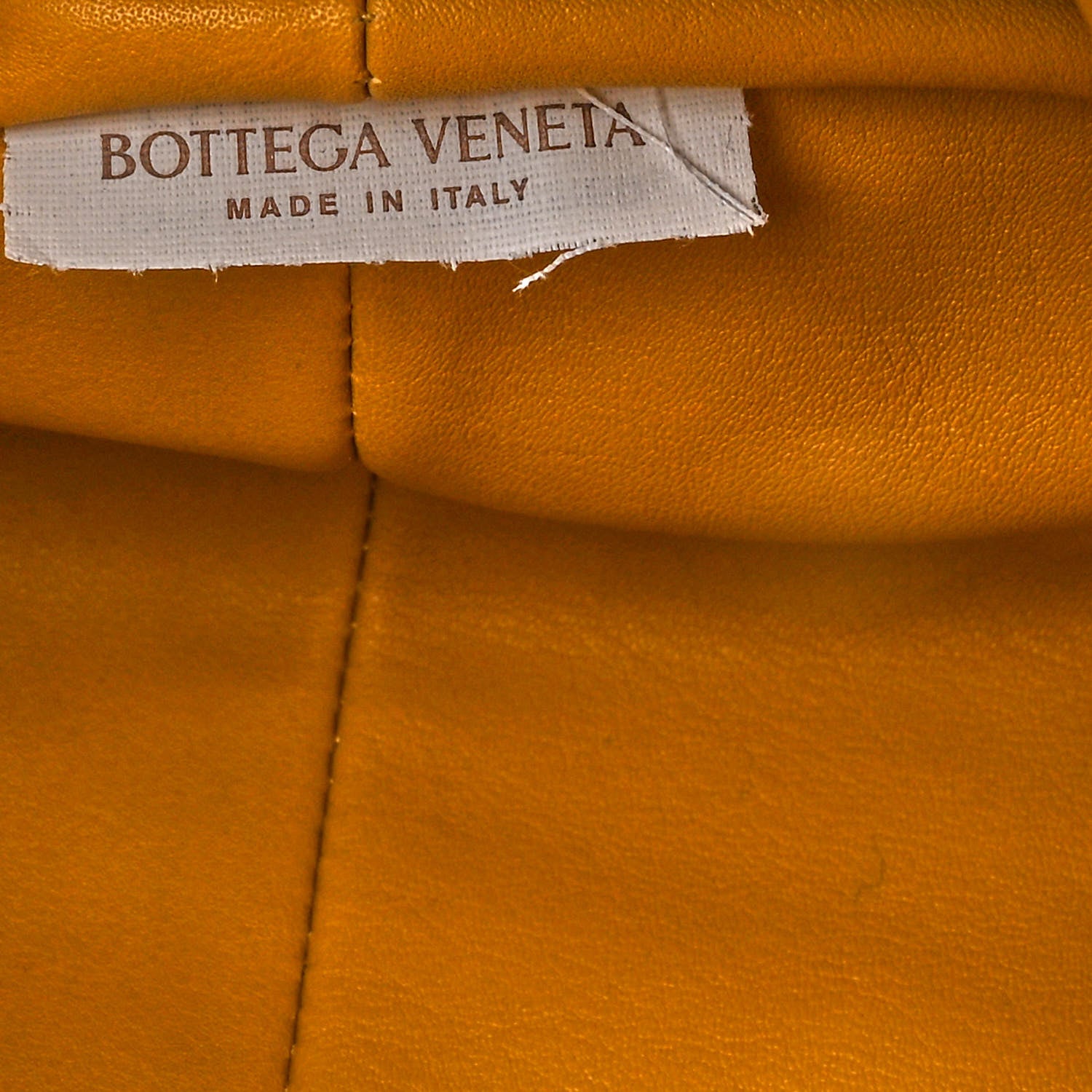 Bottega Veneta Calfskin Mini Double Knot Bag Yellow 7 of 10
