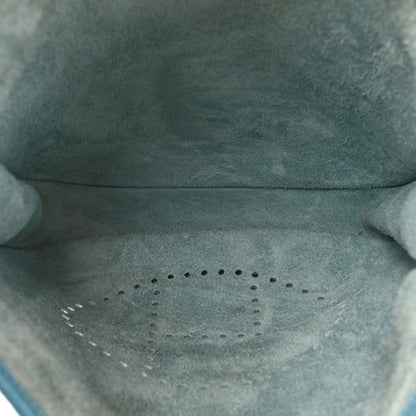 Hermes Taurillon Clemence Evelyne III PM Blue Jean 5 of 15