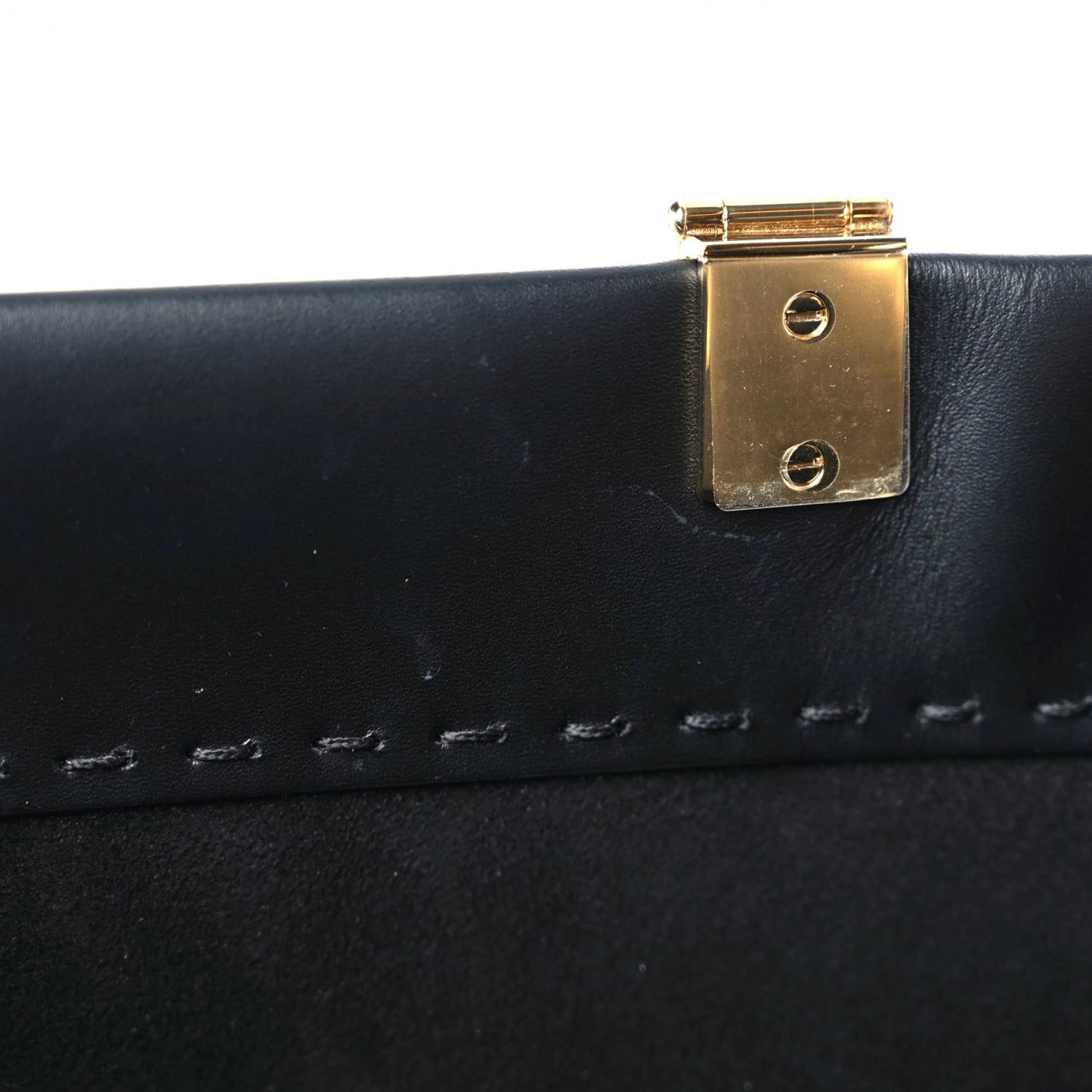 Vitello King Plexiglass Medium Fendi Sunshine Shopper Tote Black
