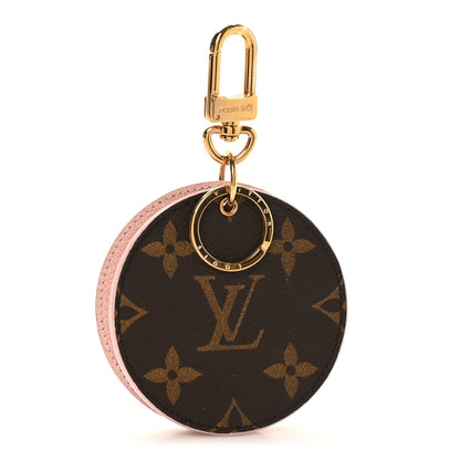 Louis Vuitton Monogram LV Mirror Bag Charm Key Holder Rose Ballerine 1 of 4