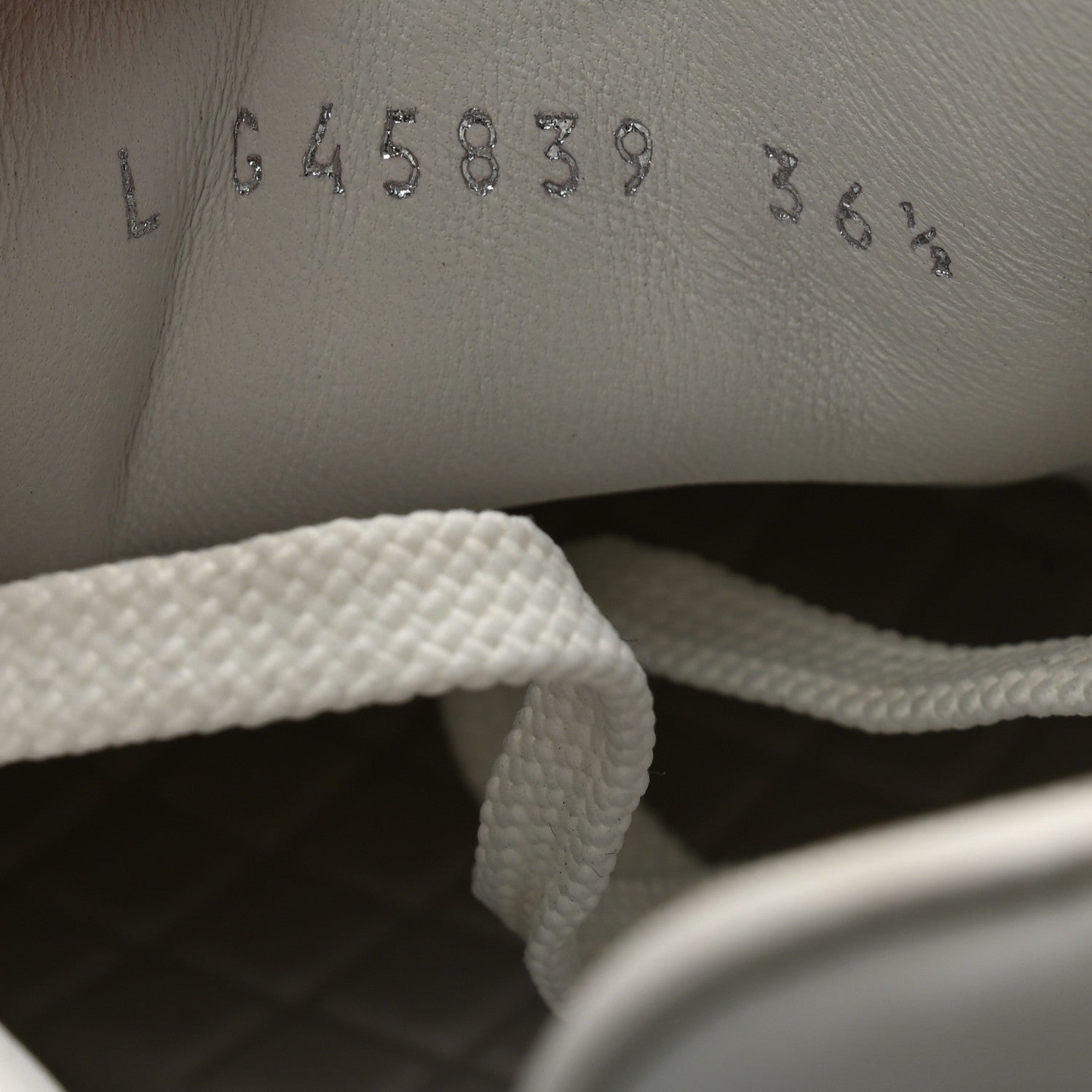 Chanel Shiny Calfskin Suede Quilted CC Logo Sneakers 36.5 White 8 of 11