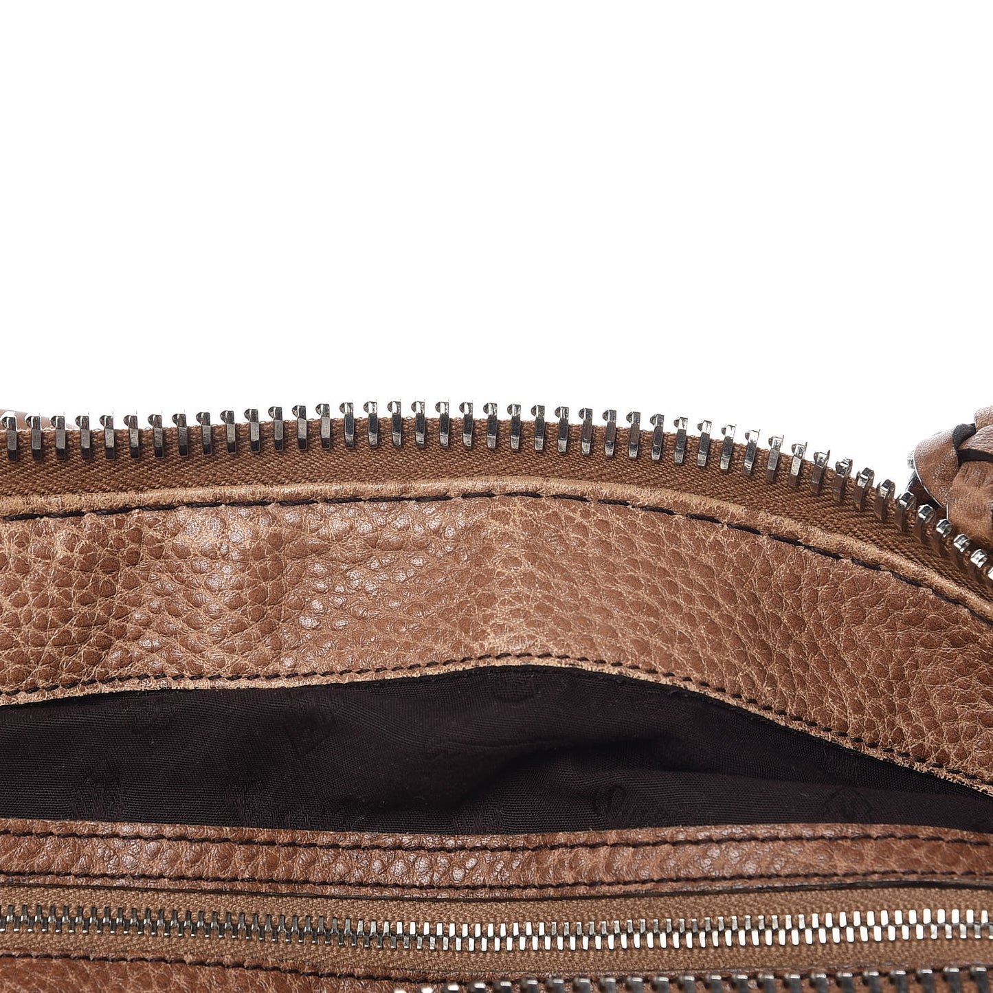 Calfskin Medium Bamboo Bar Shoulder Bag Light Brown