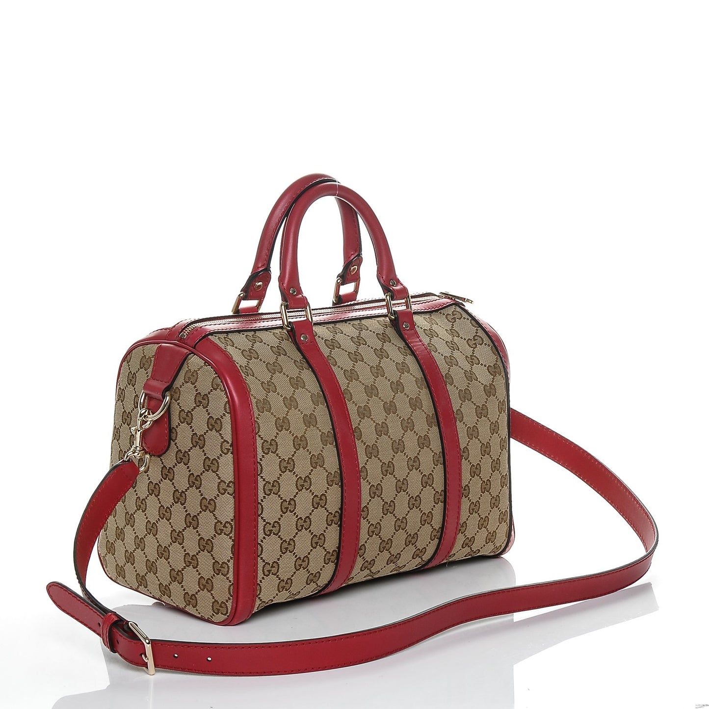 Monogram Medium Joy Boston Beige Red