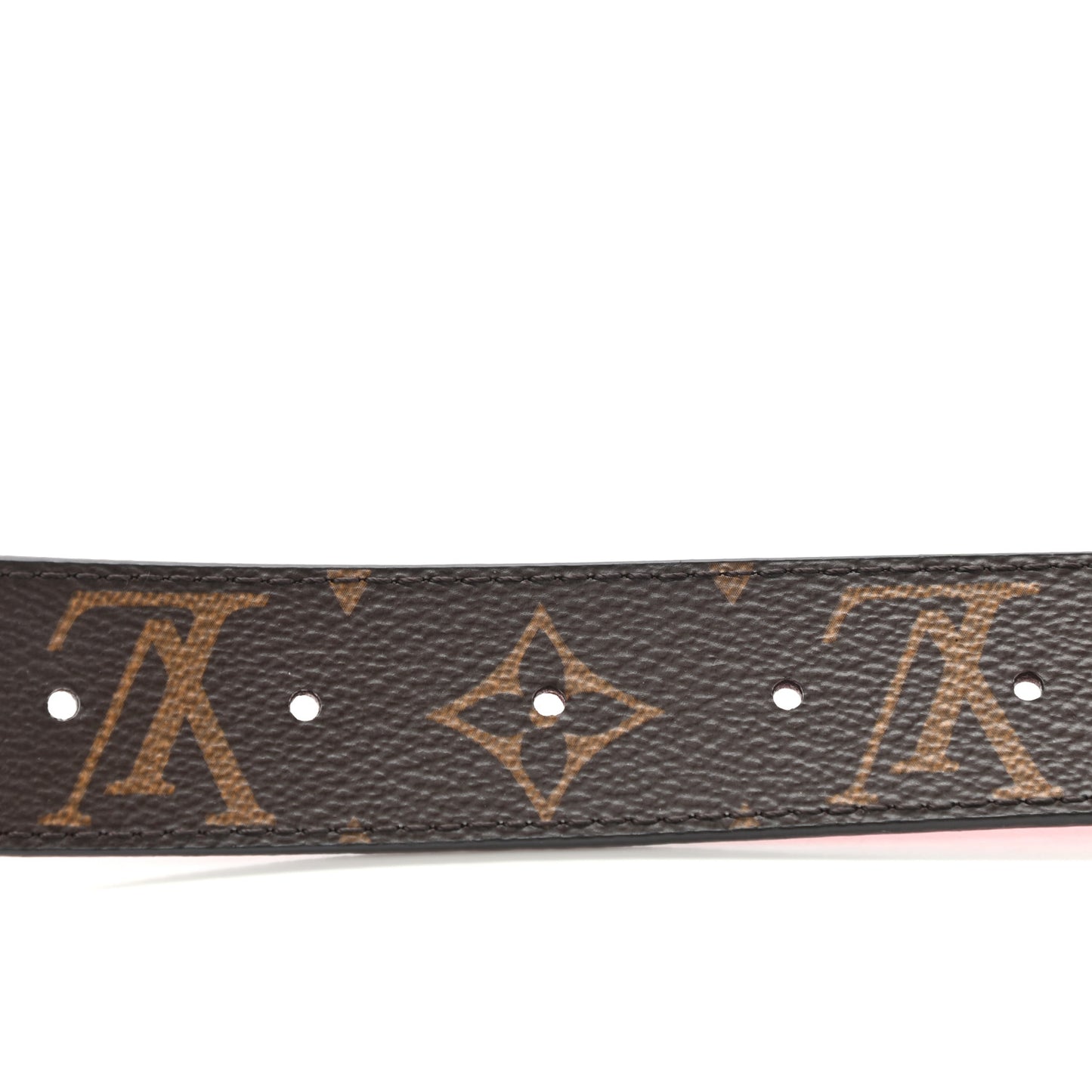 Monogram 30mm LV Initiales Reversible Belt 85 34 Coquelicot