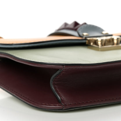 Valentino Garavani Vitello Small Glam Lock Rockstud Flap Mandarin Green Tea London Stone Rubin 8 of 18
