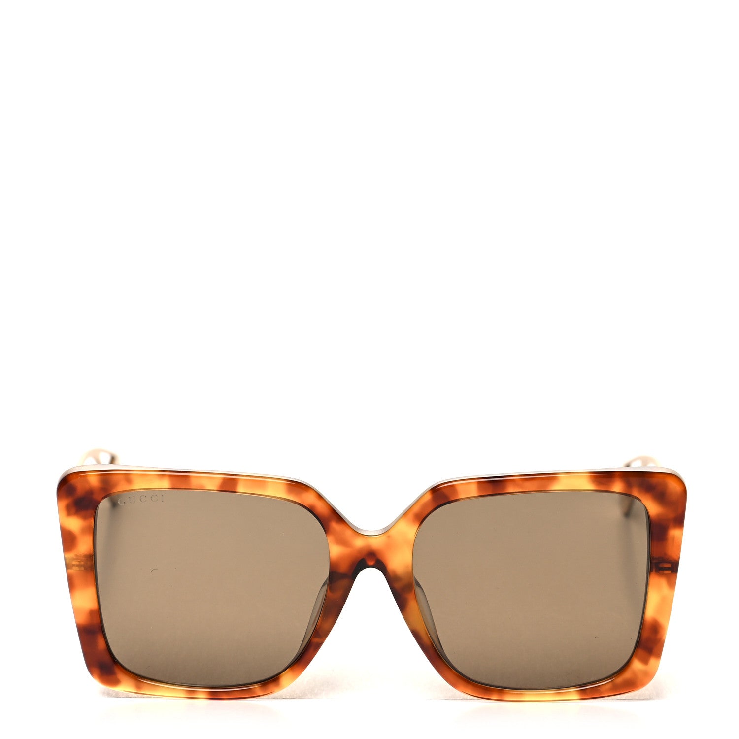 Gucci Acetate Oversize Square Frame GG0435S Sunglasses Havana 2 of 6