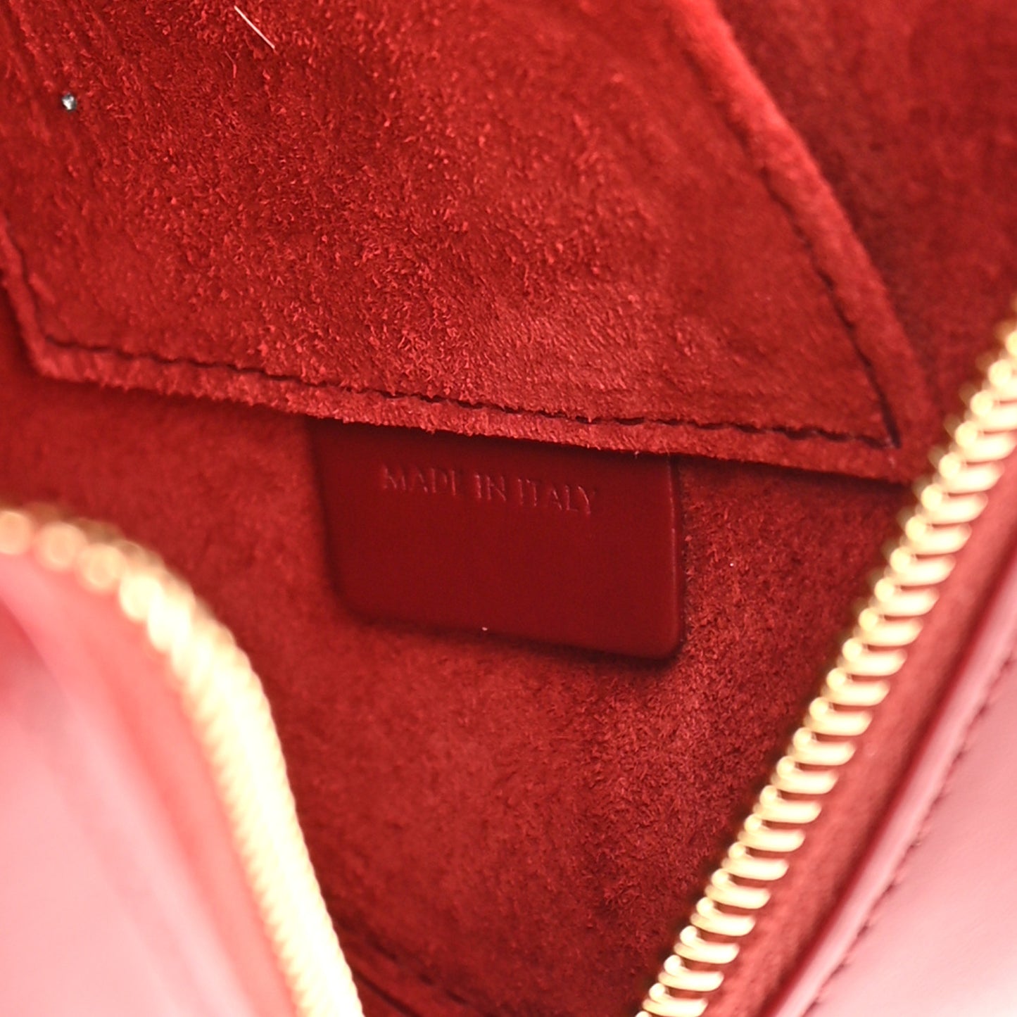 Smooth Calfskin Cuir Triomphe Oval Purse Crossbody Red