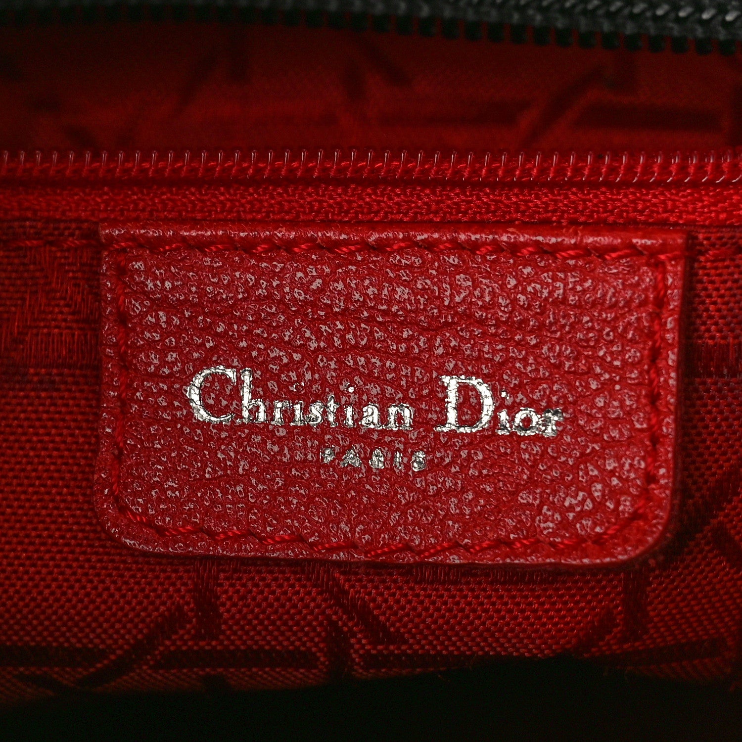Christian Dior Nylon Cannage Medium Lady Dior Black 6 of 8