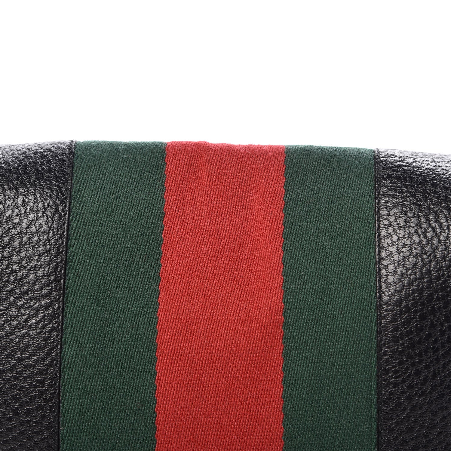 Gucci Pebbled Calfskin Web Blondie Hobo Black 11 of 13