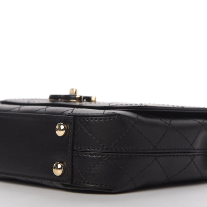 Chanel Calfskin Stitched Small Covered CC Flap Bag Black 7 of 11