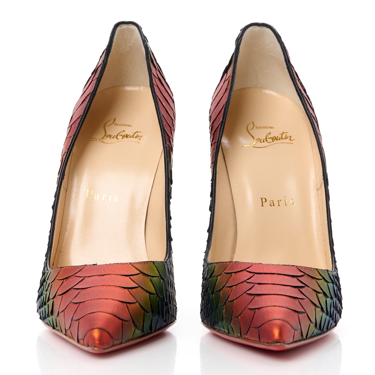 Metallic Snakekin So Kate 120 Pumps 38 Capucine