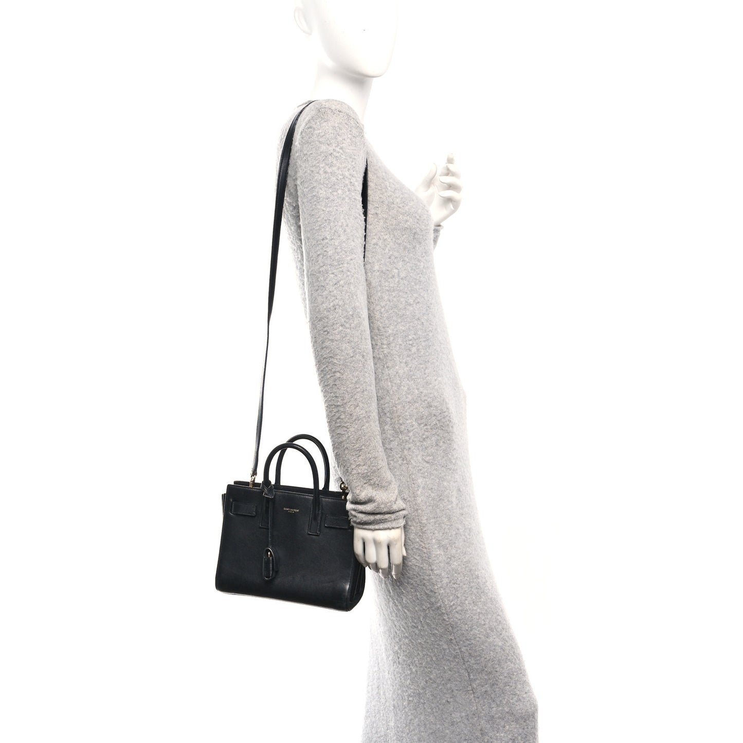 Calfskin Nano Sac De Jour Black